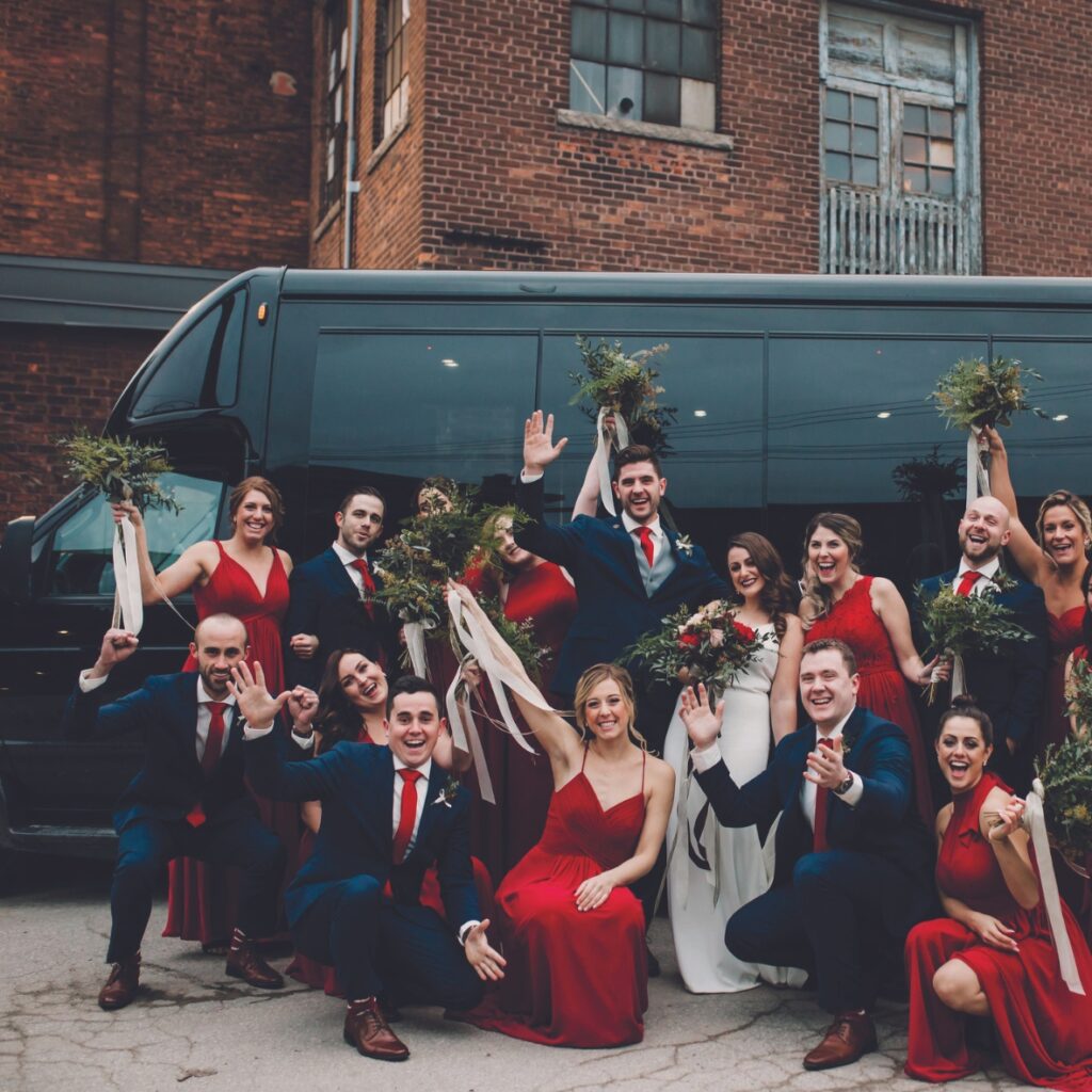 Wedding Party Transportation Party Bus Limo