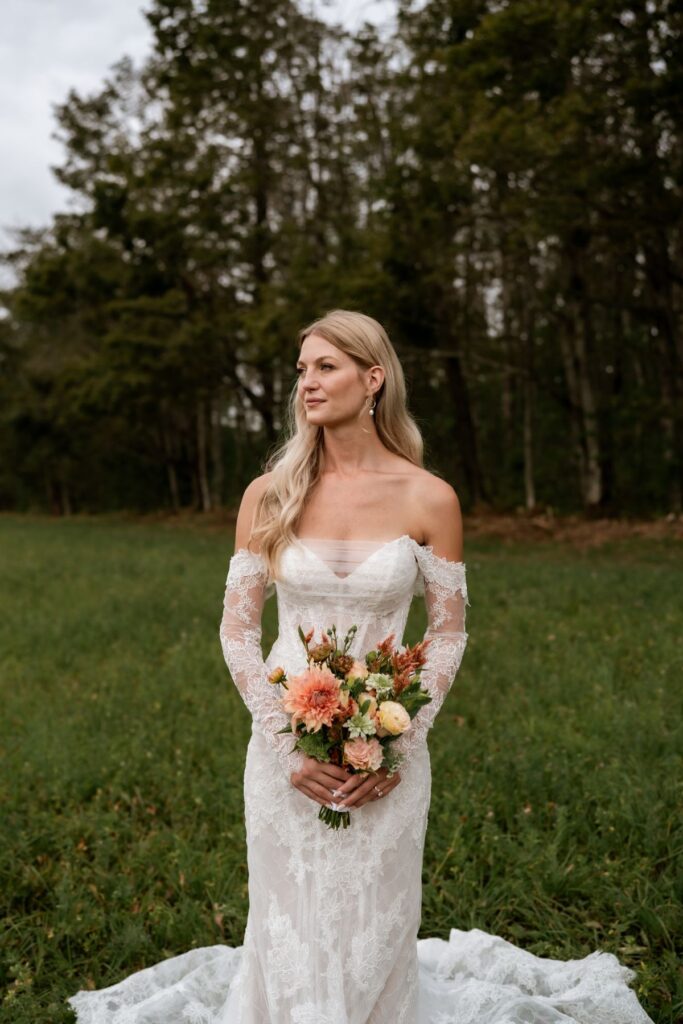 Bridal makeup by Taylor Savage Beauty in Blue Mountain