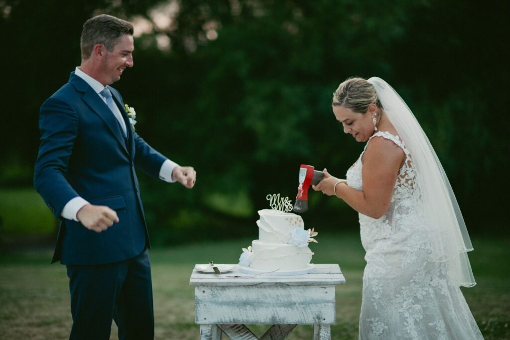 Wedding day moment planned by Amanda Jerome Events