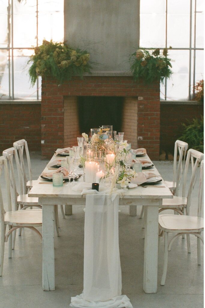 Wedding reception planned by Amanda Jerome Events in Collingwood