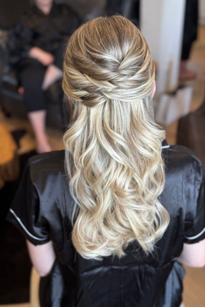 Wedding updo by Urban Hair Spa in Collingwood