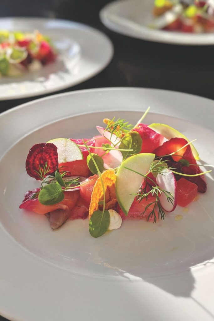seasonal wedding salad oliver and bonacini blue mountain catering