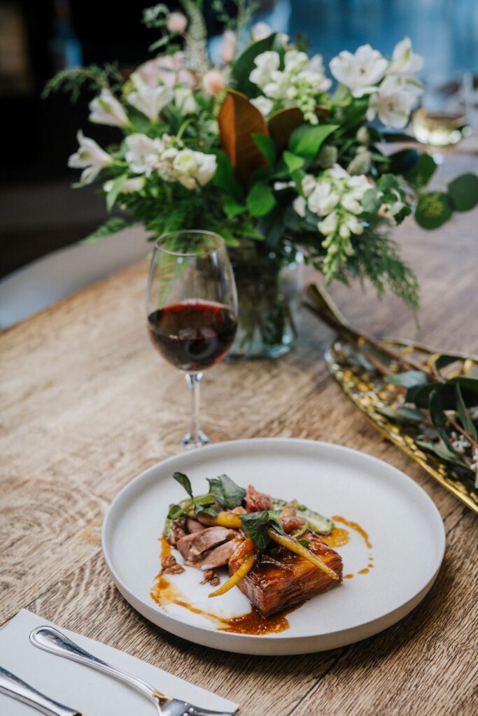 Wedding dining experience at The Westin Trillium House Blue Mountain