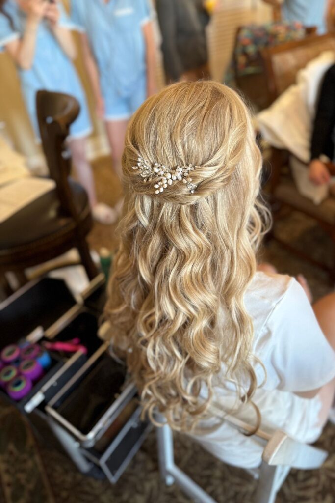 Bridal hair styling by Urban Hair Spa in Collingwood