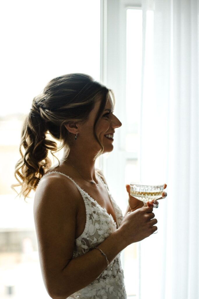Lived-in bridal hairstyle by Urban Hair Spa