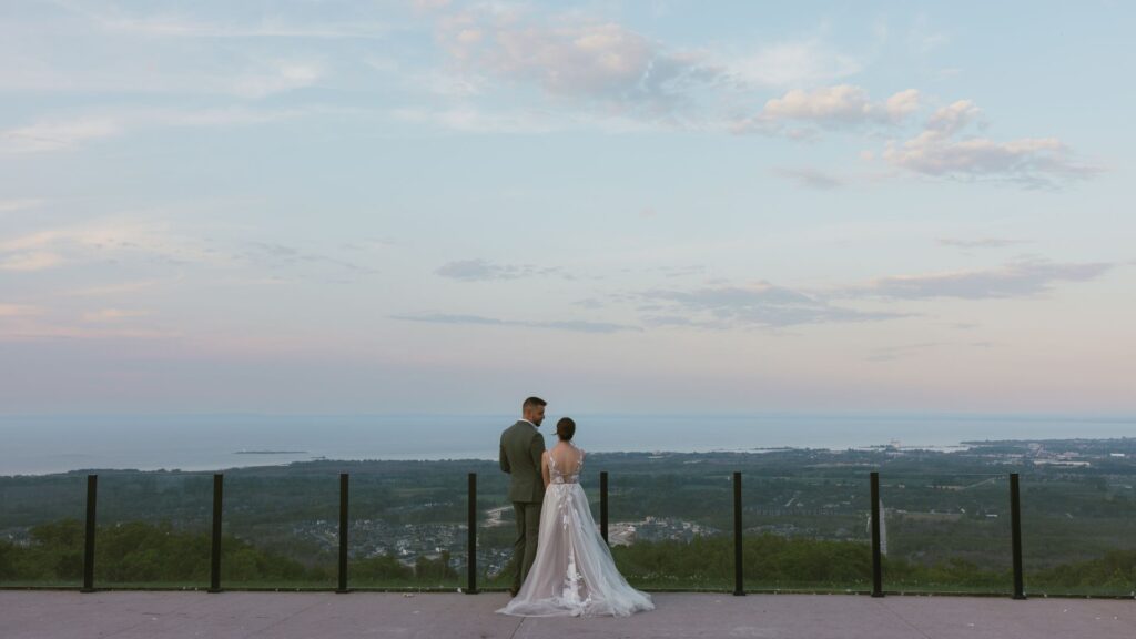 Blue Mountain wedding venue overlooking Georgian Bay