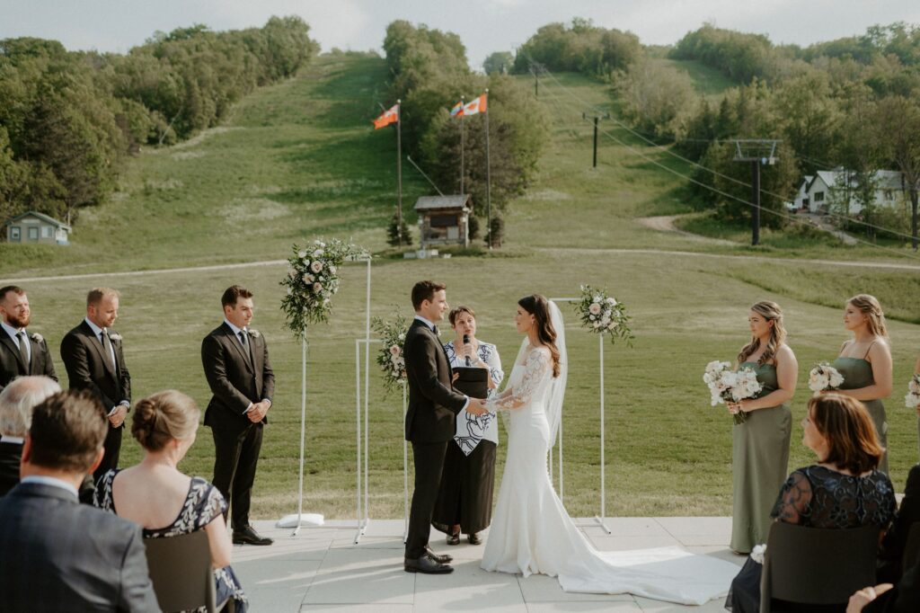 Wedding Ceremony at The Peaks