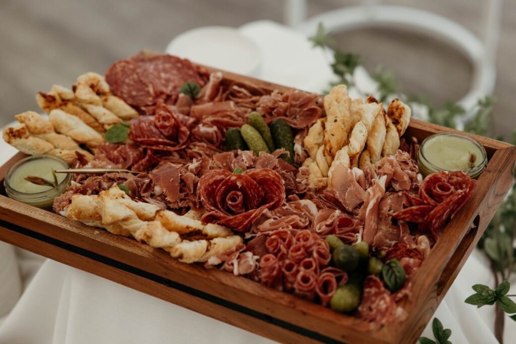 Bruce Wine Bar wedding charcuterie in Thornbury