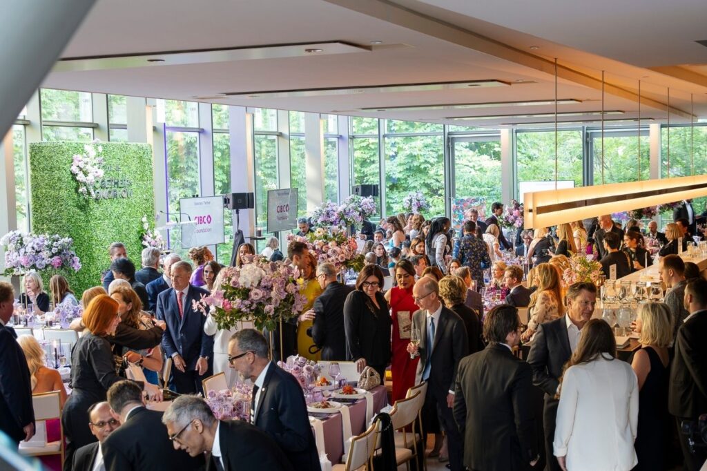 Wedding reception dining setup by McEwan Catering in Georgian Bay