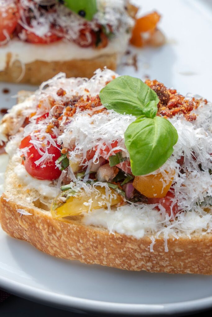 Wedding appetizer from McEwan Port Tavern Fabbrica Restaurant Thornbury