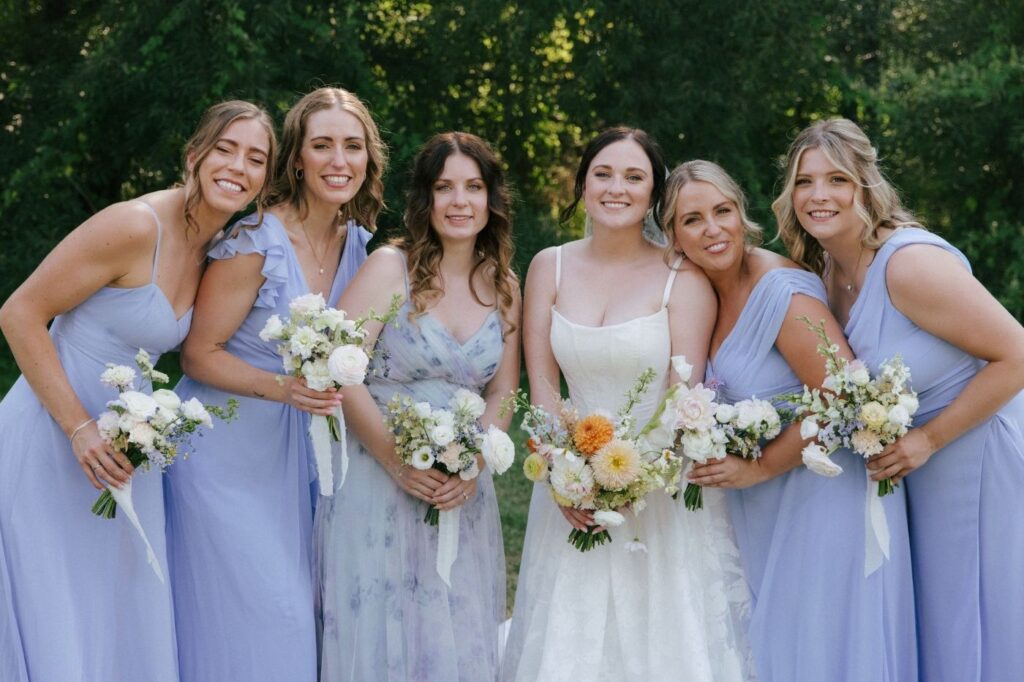 Fire & Flora wedding party bouquet in Collingwood