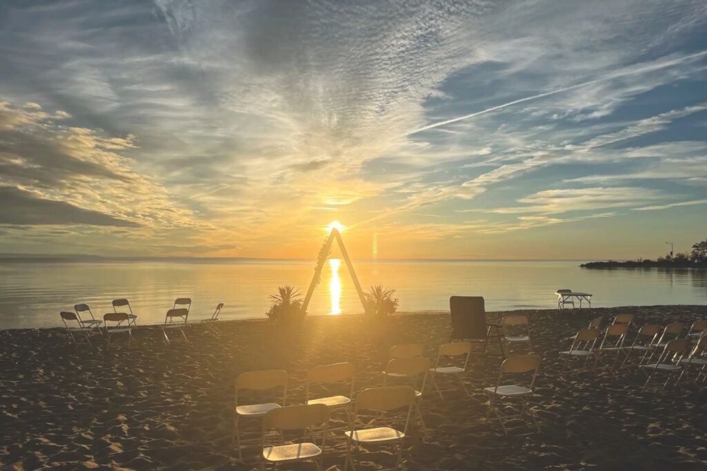 Private wedding resort at Experience CARI in Tiny, Ontario