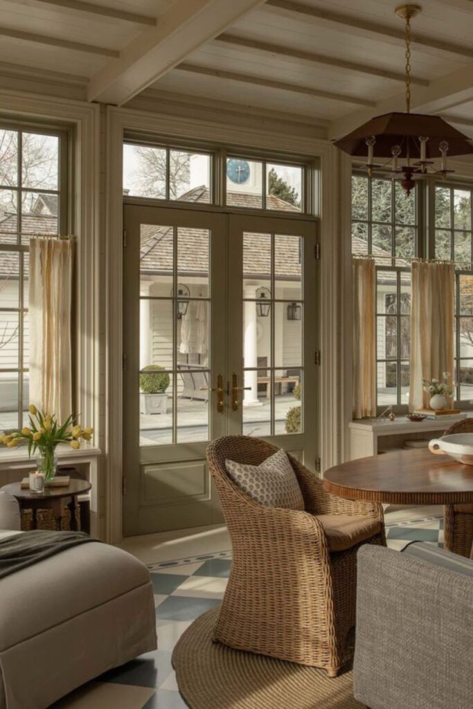 Guest suite at Leeward House boutique hotel