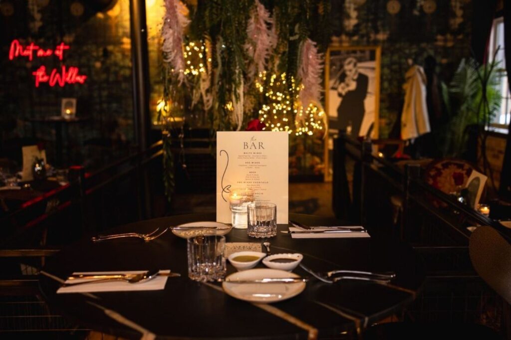 Rehearsal dinner at The Willow Room in Collingwood