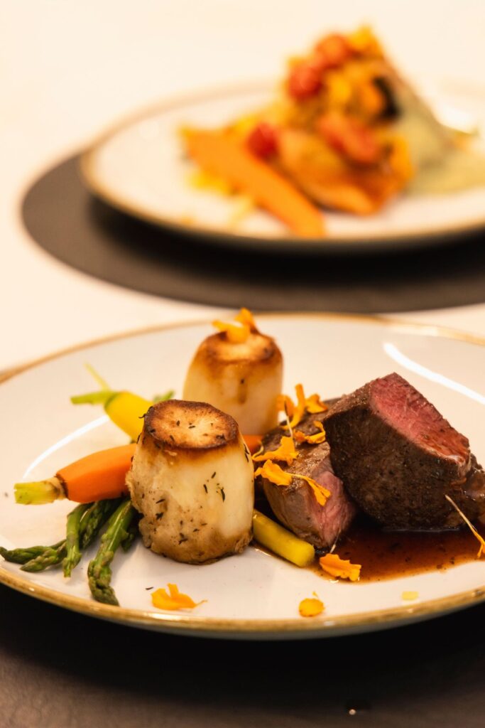 Wedding dining experience at The Willow Room
