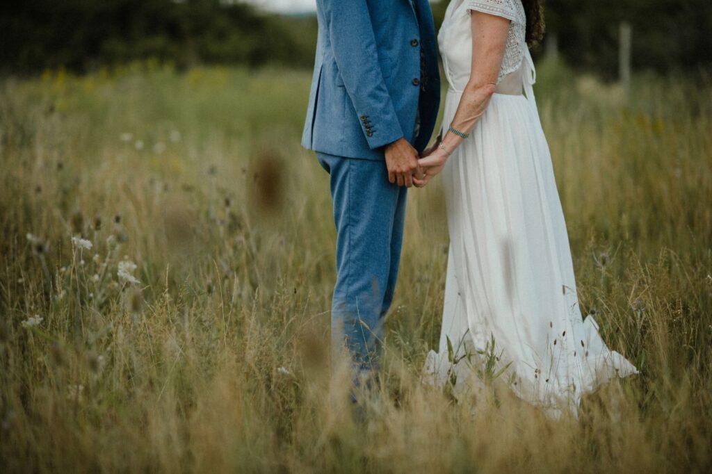 Orchard wedding ceremony at The Woodrow at Spy
