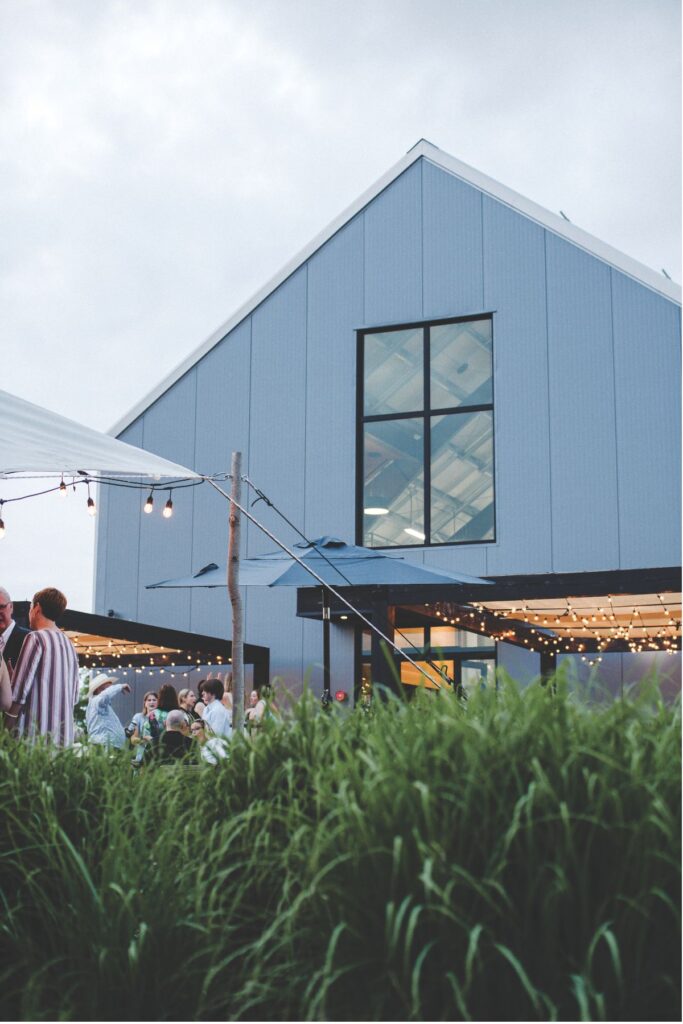 Covered wraparound porch at The Woodrow at Spy